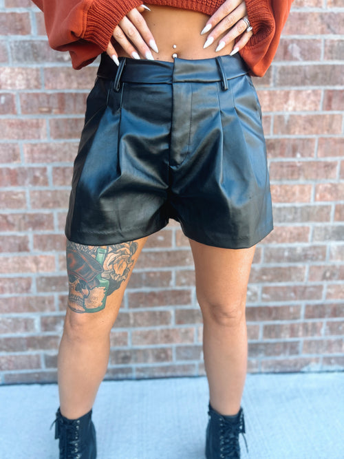 Reckless Leather Shorts