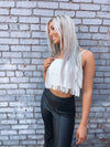Wild At Heart Studded Fringe Crop Top